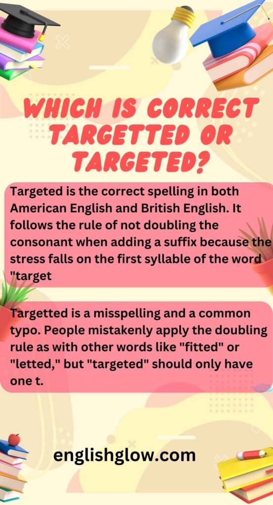 Which is Correct: Targetted or Targeted?