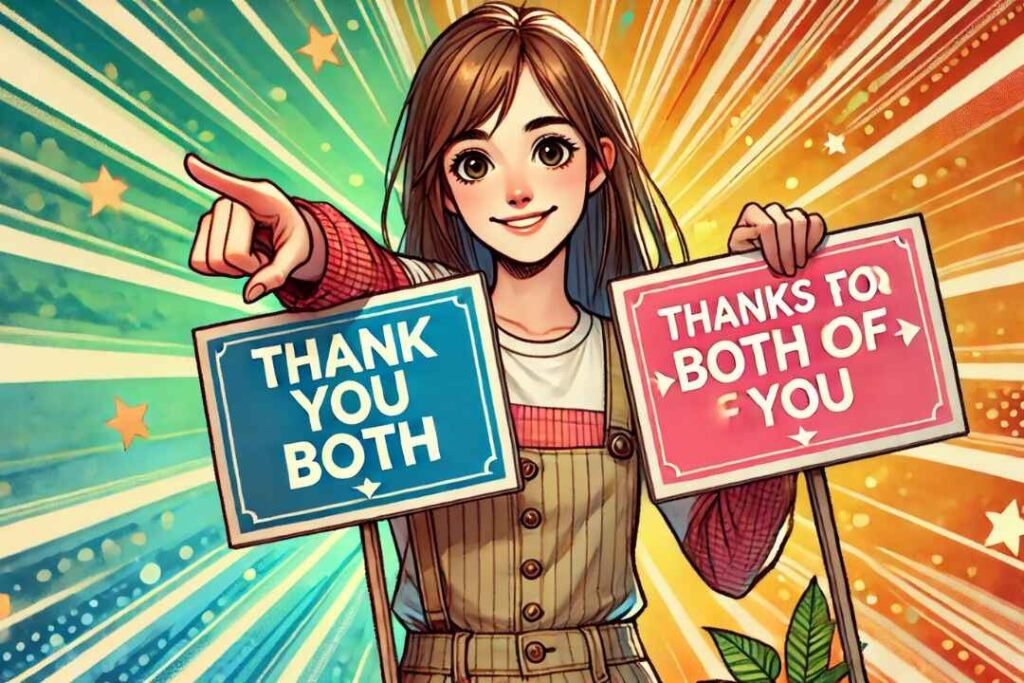  Thank You Both vs Thanks to Both of You