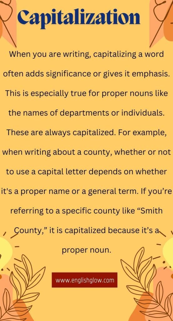 Is 'County' Capitalized