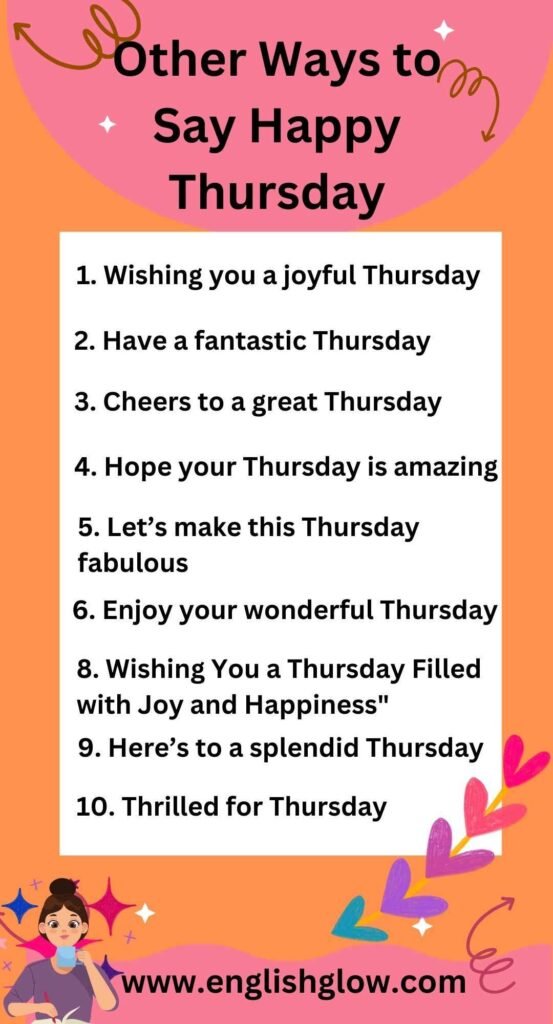 What To Say Instead of “Happy Thursday”