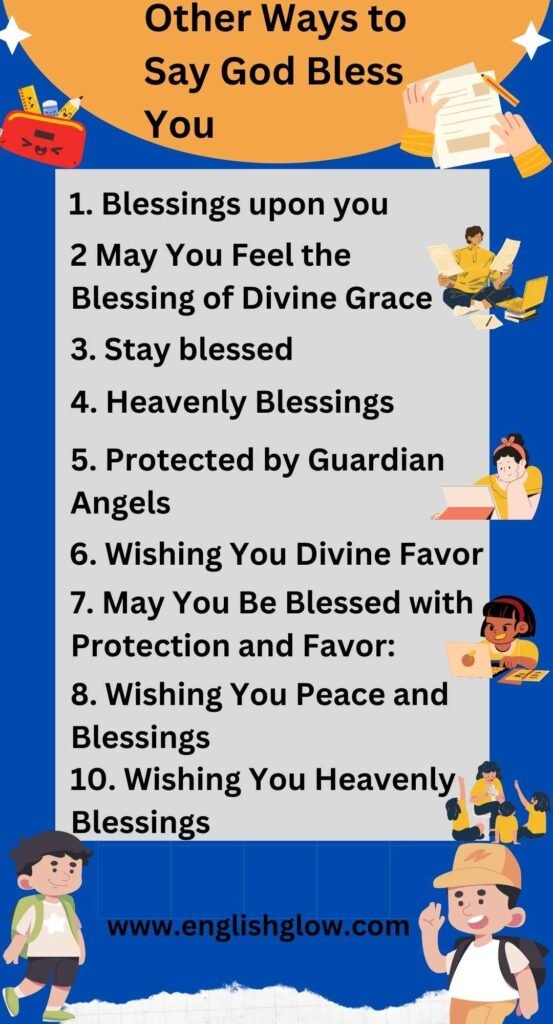 Other Ways to Say God Bless You