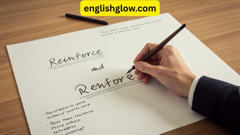 Reinforce vs Reenforce