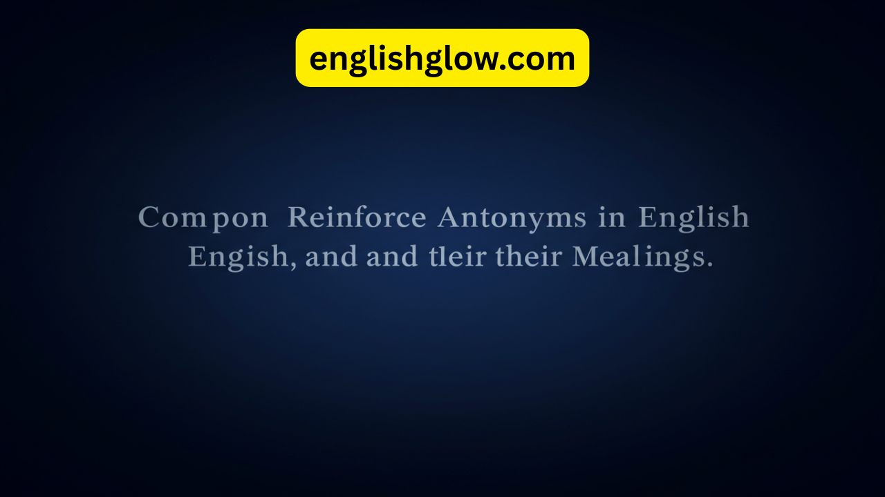 reinforce antonym